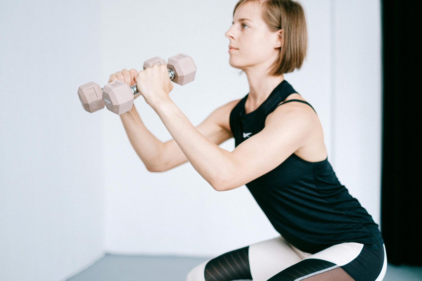 Dumbbell front squat