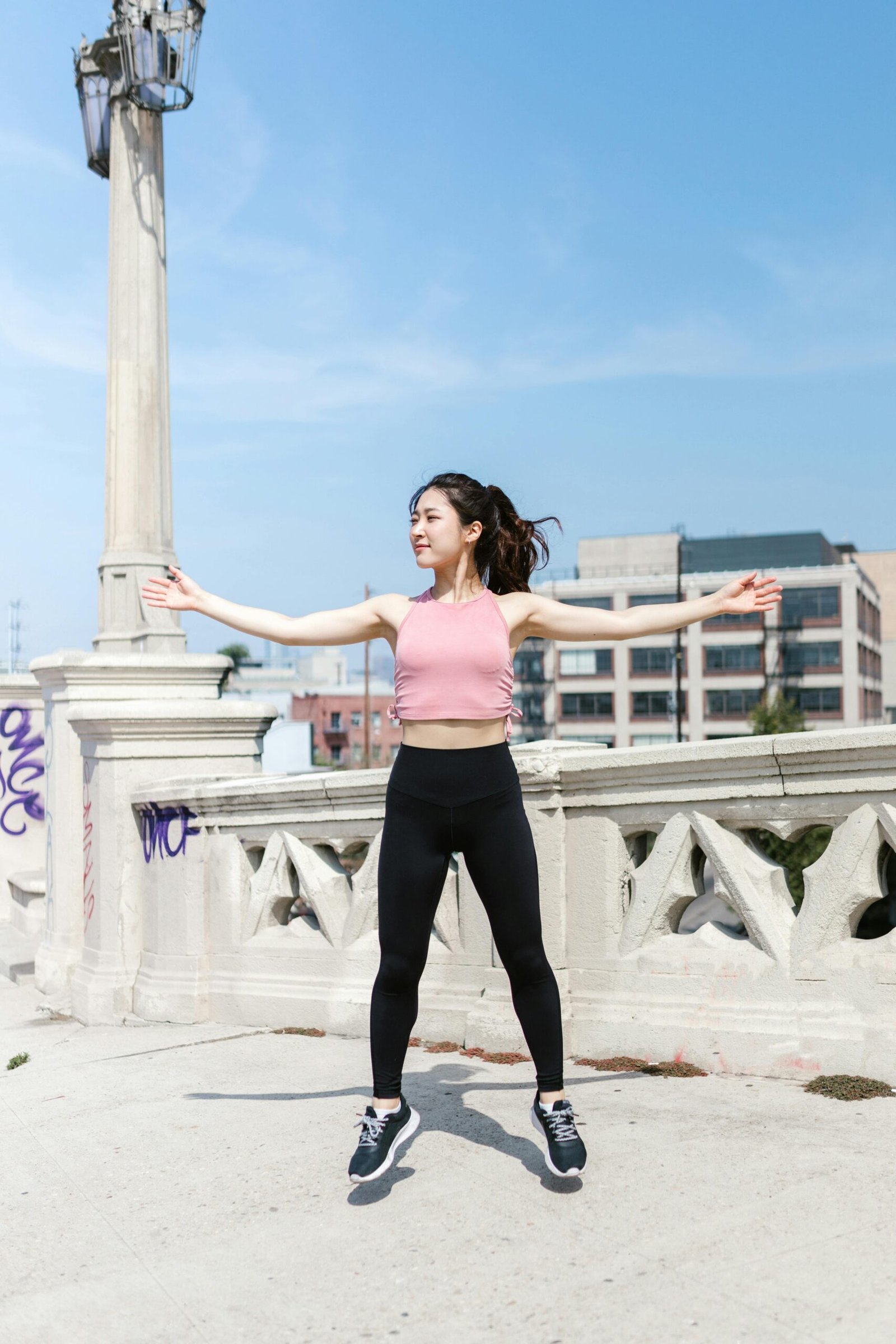 Jumping Jacks to a Step